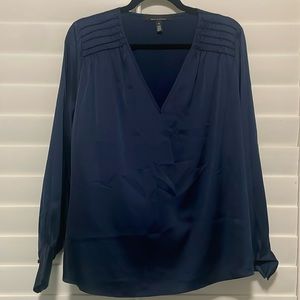 White House Black Market Satin Shirt